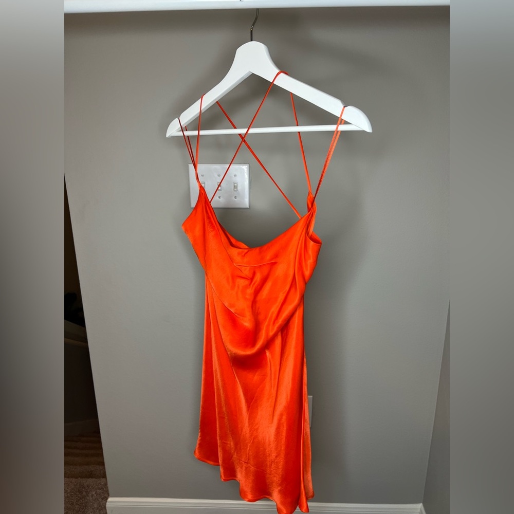 ZARA Satin Mini Dress